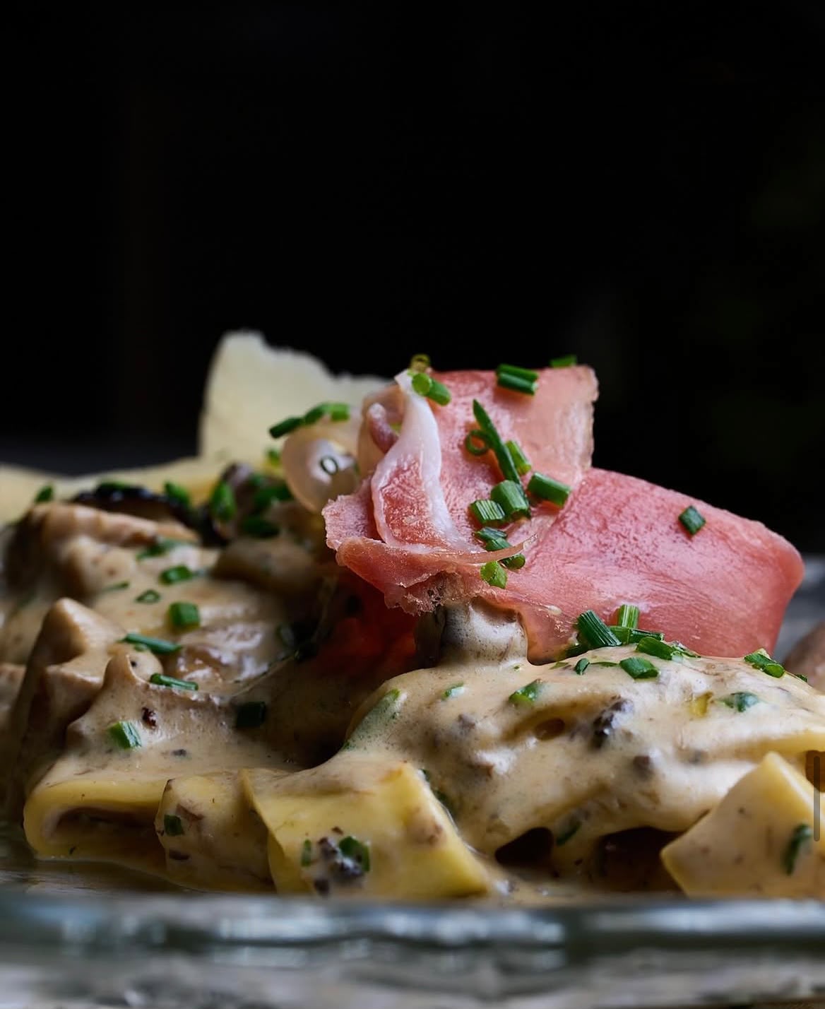 Parpadelle amb ceps i tòfona negra